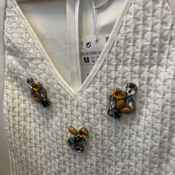 Zara W/B Collection Sleeveless Jewel Dress - Picture 4 of 9